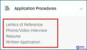 Application Procedures