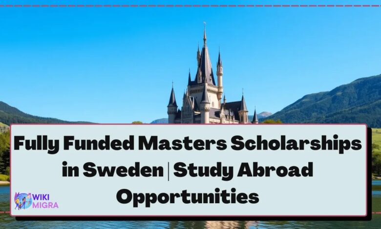 fully funded masters scholarship in sweden