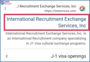 how to Step International Recruitment Exchange Services (IRES) visa photo2