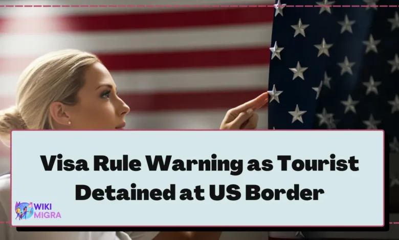 Visa Rule Warning as Tourist Detained at US Border