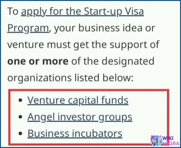 apply for the start-up visa program